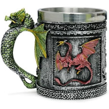Roaring Dragon Mug Stainless Steel 15 oz