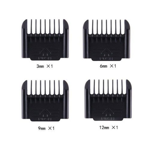Electric Clipper Accessories,8Pcs Cut Clipper Limit Comb Guide Attachment Size Barber Replacement(3mm,6mm,9mm,12mm) 2