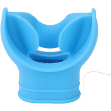 Food-Grade Silicone Scuba Regulator Mouthpiece, Comfort Fit & Jaw Fatigue Relief for Diving/Snorkeling – Includes Safety Tie