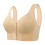 Sujetador push-up con cierre frontal, suave, transpirable y sin aros. 1