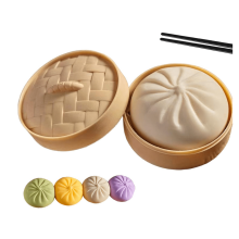 Trblietavá knedlička Squishy Ball biela veľká