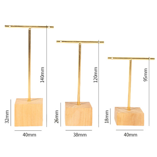 9 Pezzi Moda T-Bar Espositore per Gioielli Espositore per Orecchini, Orecchini Appesi per Organizer 2