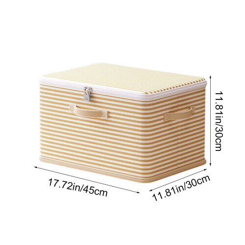 Karymi Lockable Storage Box with Drawers Foldable 3-Drawer 2