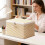 Karymi Lockable Storage Box with Drawers Foldable 3-Drawer 4