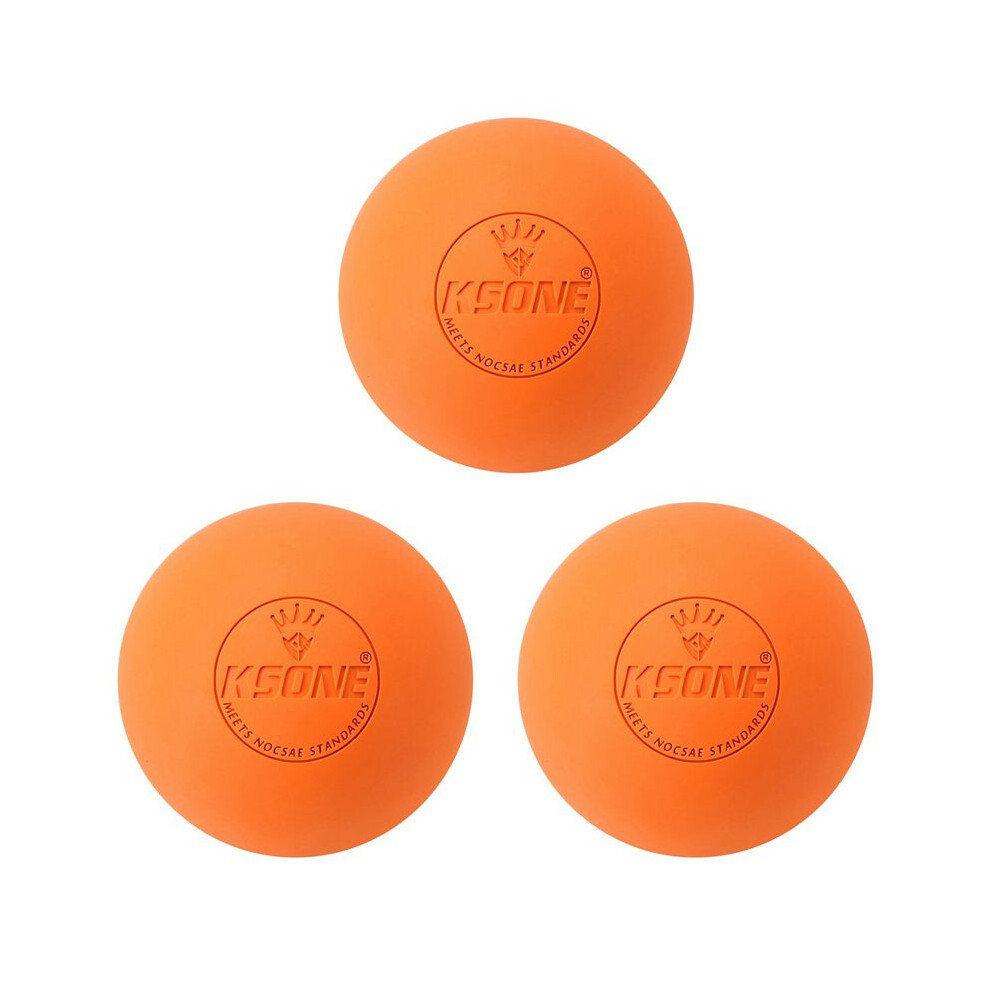 3X KSONE Massage  6.3cm Fascia  Lacrosse  Yoga Muscle Relaxation Pain Relief Portable Physiotherapy  6