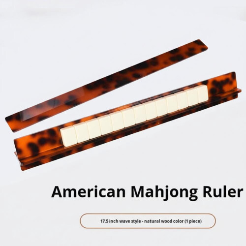 1 τεμάχιο Rack Mahjong 17,5 ιντσών, με σχισμές και αποσπώμενα εξαρτήματα, ελαφριά 1