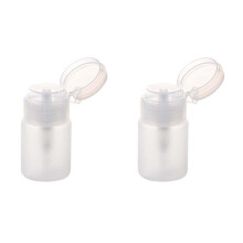 2X 70Ml Nagelkunst Make- Polnischer Plastik Pumpspenderflasche Entferner