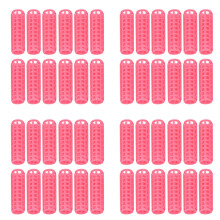 48 Pcs Plastic DIY Hair Styling Roller Curlers Clips