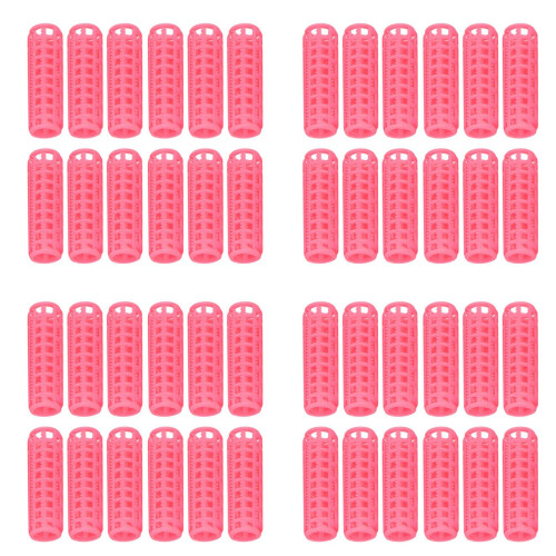 48 Pcs  Plastic DIY Hair Styling Roller Curlers Clips