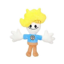 (As show, One size) Hamination Bryson and Ham Plush Toys Super Boy with Yellow Hair Drooling Ham Pillow Plush Toy Soft Stuffed Doll Gift