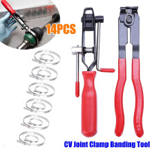 Universal CV Joint Boot Kit with Clamps and Zip Ties for Car Axle Drive Shaft Durable Rubber Replacement Set for Automotive Repair