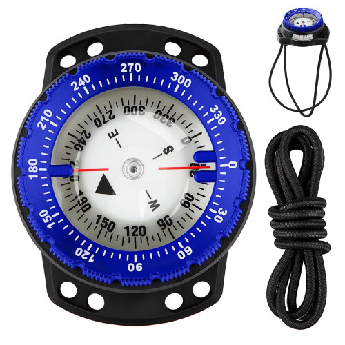 Αδιάβροχη βάση στήριξης Dive Compass5ATM Glow-in-Dark Bungee Mount