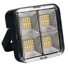 Tragbarer LED-Suchscheinwerfer, solar-/USB-aufladbar, 1 Stück