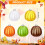 Abóbora de plástico decorativa para Halloween, resistente às intempéries (1 peça). 3