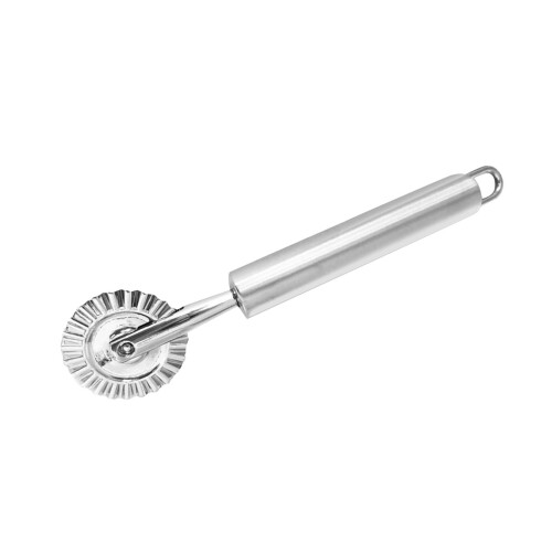Stainless Steel Cookie Cutter with Handle Easily Sturdy Biscuit Making Tool DIY Wheel Roller 2