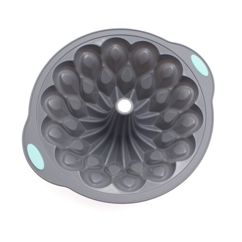 Silikonräfflad Bundtform Non-stick Flexibel 12-koppar