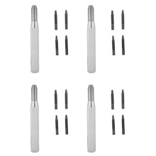 4X Watch Crown Tube Insert Remover Opener Holder Watch Case + 16 Blade Watch Repairing Tool