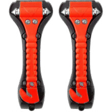 (As show, One size) 2025 Car Safety Hammer Set Of 2 Emergency Escape Tool Auto Car Window Glass Hammer Breaker And Seat Belt