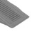 Gray Rubber Door Stopper Child-Proof Wedge 2-Pack 2