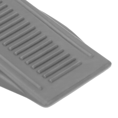 Gray Rubber Door Stopper Child-Proof Wedge 2-Pack 1