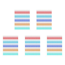 500 Pièces Brosse Interdentaire Dents Doux Choix Dentaires Soie Dentaire Brosse Interdentaire Recharge Cure-Dents Dentaires Nettoyants