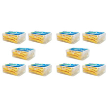 L Shape Push-Pull Interdental Brush 200Pcs Oral Care Teeth Whitening Dental Tooth Pick Yellow