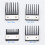 20 Attachment Comb Set for  with Metal Backed Cutting Guide 3mm 6mm 9mm 12mm 5