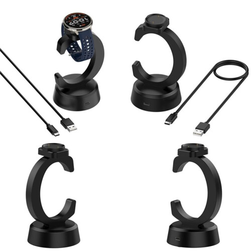 Charging Cradle Dock for Huami  BIP6 / Active2 / Active2 Square Smartwatch Replacement Charger 2