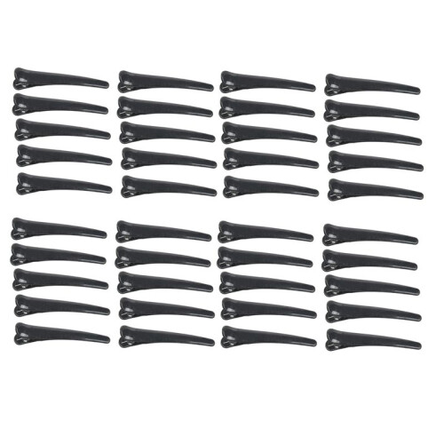40 X Epingle à Cheveux de Forme Du Bec de Canard Noire