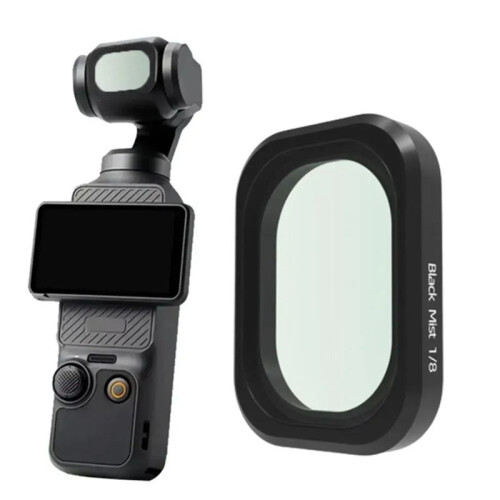 For  Osmo Pocket3 1/8 Black Soft Filter Multi-Layer Coating Highstrength Protection Handheld Gimbal Camera Accessorie 2