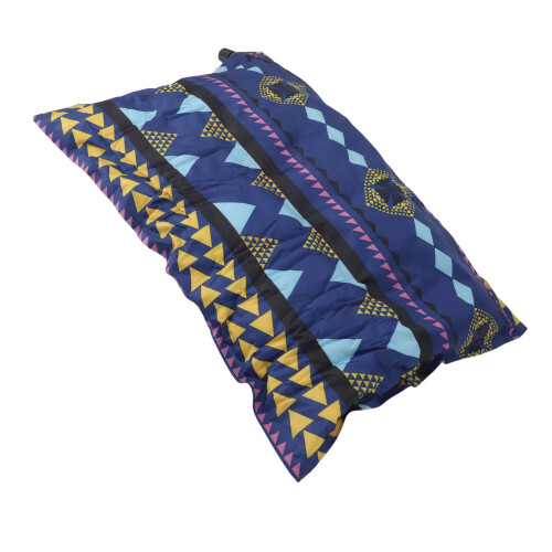 Lightweight Dark Blue Inflatable Camping Pillow, 45x30cm, PVC