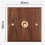 Retro Walnut Wall Toggle  Panel 1-4Gang 2Way Solid Wood Double Universal Electrical Power Outlet C 7