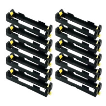 18650 SMT Battery Holder 18650 SMD Battery Box with Bronze Pins Rechargeable Battery Holder Clip Storage Case Power Bank