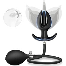 Expand Silicone Inflatable Butt Plug Anal Toys, Oversized Training Anal Plug Adult Toy, Male Sex Toys for Men Women Couples,Buttplug for Beginners