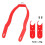 For  1S Pro2 Electric Scooter Rear  Support Mudguard Replacement Wheel Bracket Parts Accessories Red 2
