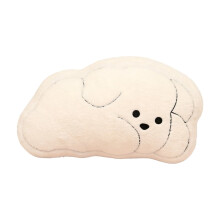 Hunde-Plüschkissen, weich und flauschig, 1 Stück