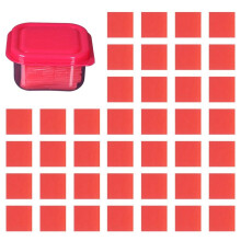 Colla per Pittura Argilla con Scatola Ricamo Fango per Perforazione Pittura 5D Accessori per Perforazione Cera Punteggia Arte DIY Rosso