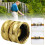 Messing 3/4 tommer dobbelt hun-haveslangeforbindelse 3