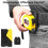 Quick Release Buckle Hammer Wrench Power Tool (External ) All Black 2
