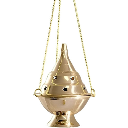 Incensário de carvão para pendurar, 11,4 cm (4,5 polegadas)