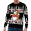 Pull de Noël pour homme, motif festif amusant, coupe ample 1