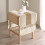 Makramee-pöytäliina, puuvillaa, beige, 81 cm 6