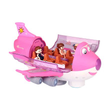 Kids Electric Music Light Toy Airplane with 360 Rotation, Inertial Design & LED Sounds - Durable Plastic Gift for Toddlers (26*21*14.5cm)