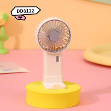 New USB Charging Mini Handheld Small Fan Phone Stand and Portable Student Cartoon Office Fan Ideal Gift