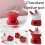 Chocolate Fondue Mug with Fork 1 Piece 1