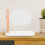 Vintage desk mirror with wide view for dressing table 1 pc 4