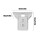 Wall-Mounted Outlet Shelf with Charging Station ABS Plastic 2