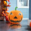 Φουσκωτή διακόσμηση κολοκύθας για το Halloween σε εξωτερικό χώρο 3