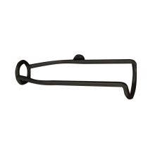 Wall Mounted Wine Rack, Metal, Rustic European Style, for Home Bar Decor, Dining Room, Kitchen Storage, Black, 1 Pc