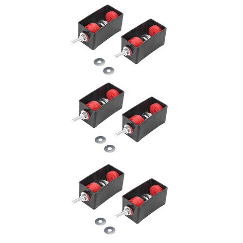 Elastomeric Hanger - Spring Vibration Isolator - Anti Vibration Ceiling Suspended Mounted - Studio,Home Theater (6 Pack)